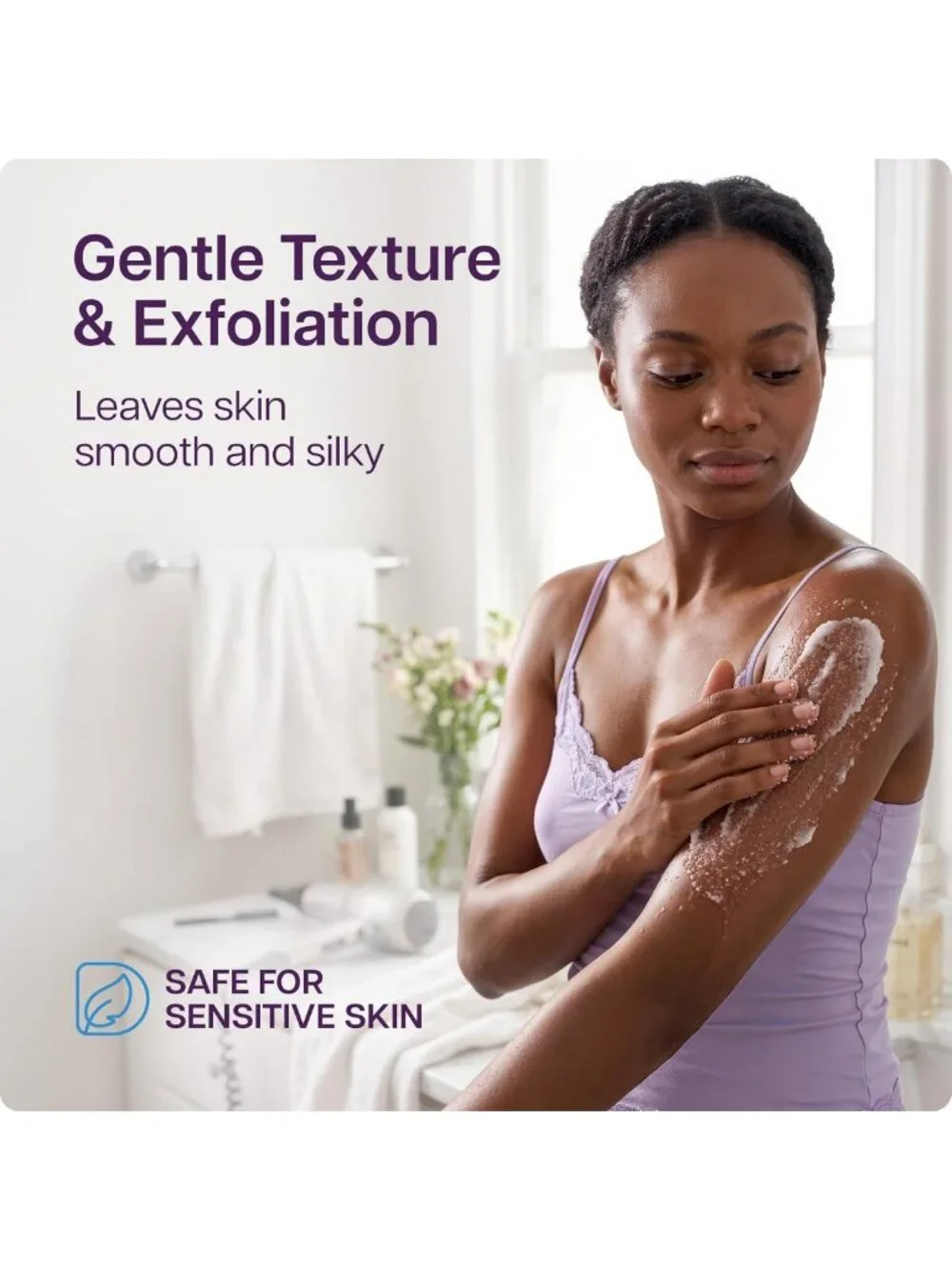 Exfoliating Body Scrub for Keratosis Pilaris | 10% AHAs + PHAs, 16 Fl oz